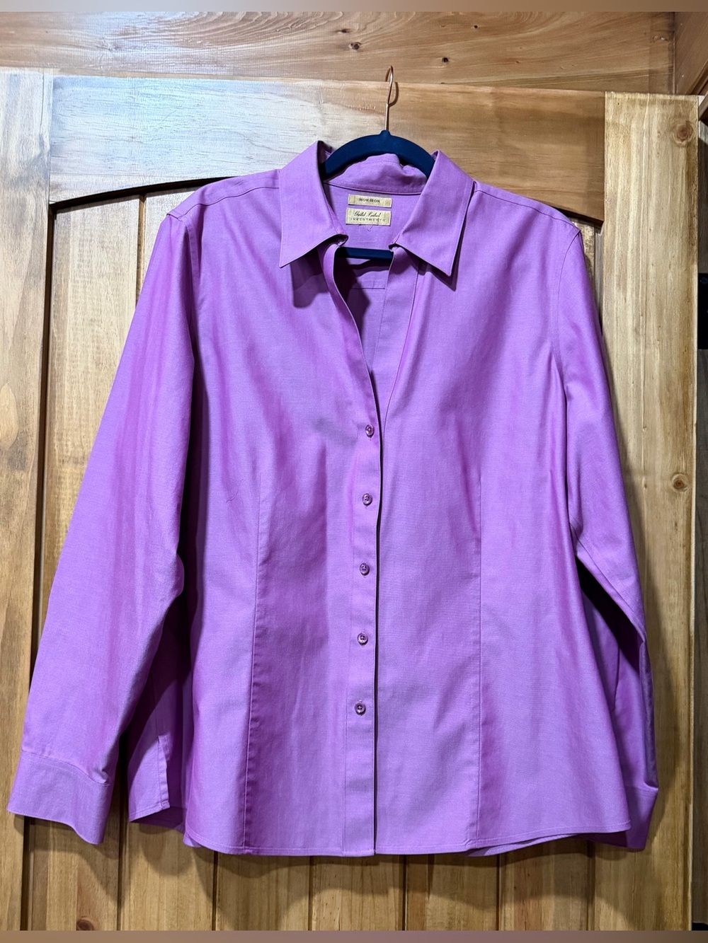 Gold Label Investments long sleeve button down, Orchid Purple colorway